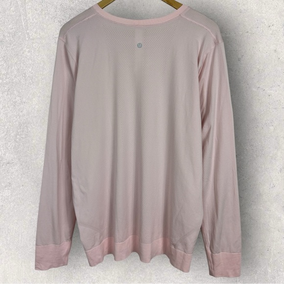 NEW Lululemon Swiftly Tech Long Sleeve Crew Neck Relaxed Fit Tee Womens 16 Pink - Picture 5 of 15